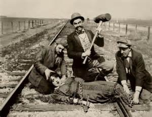 When I'm not busy nabbing guys, I like to tie young maidens to train tracks.  I'm very early 20th century mustache twirler.